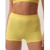 Трусы шорты с высокой посадкой MY BX326 melon, Цвет: желтый, Размеры: M