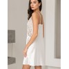 Короткая шелковая сорочка Mia-Amore MARJORY 3961 белый, Цвет: белый, Размеры: L, изображение 3