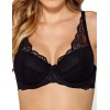 Бюстгальтер балконет с пуш-ап Nipplex CLAUDIA P-UP черный, Цвет: черный, Размеры: 65E