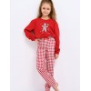 Пижама для девочки Sensis HAZEL KIDS, Цвет: красный, Размеры: 110-116
