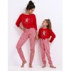 Пижама для девочки Sensis HAZEL KIDS, Цвет: красный, Размеры: 110-116, изображение 2