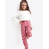 Хлопковая пижама для девочек Sensis PERFECT KIDS, Цвет: белый, Размеры: 122-128