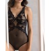 Эротическое боди Sielei GLAM 1954 nero, Цвет: nero (черный), Размеры: 75B