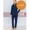 Флисовая пижама женская Sielei ROSES ON PILE RO14 ocra, Цвет: ocra (желтый), Размеры: XL