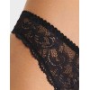 Кружевные стринги Simona M 003/30 черный, Цвет: черный, Размеры: L, изображение 2