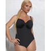Черный закрытый купальник Kris Line BEACH BLACK BODY soft, Цвет: черный, Размеры: 90D, изображение 3