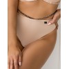Высокие трусы стринги Kris Line CAMA stringi high waist, Цвет: бежевый, Размеры: S