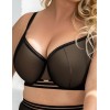 Бюстгальтер балконет тюльпан Kris Line ITS ME half cup push, Цвет: черный, Размеры: 65DD