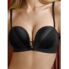 Бюстгальтер планж супер пуш-ап Mioocchi CRYSTALL 7737 nero, Цвет: nero (черный), Размеры: 75C
