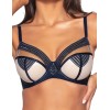 Бюстгальтер полупоролон на большую грудь Novika LOUNA MARINE N02, Цвет: темно-синий, Размеры: 95D