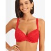 Бюстгальтер балконет пуш-ап Simona M 870 красный, Цвет: красный, Размеры: 85A, изображение 3