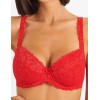 Бюстгальтер балконет пуш-ап Simona M 870 красный, Цвет: красный, Размеры: 85A