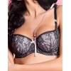 Бюстгальтер балконет пуш-ап Alles SCARLET P-UP черный, Цвет: черный, Размеры: 70F