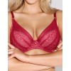 Бюстгальтер балконет пуш-ап Alles CHIANTI P-UP, Цвет: малиновый, Размеры: 65C