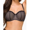 Бюстгальтер балконет «тюльпан» Alles CHITA 01 U черный, Цвет: черный, Размеры: 70D