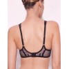 Кружевной бюстгальтер Alles GLOSSY IRIS M BRALETTE black/pink, Цвет: черный, Размеры: 70C, изображение 2