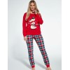 Пижама женская с брюками Cornette 671 SNOWMAN, Цвет: красный/темно-синий, Размеры: L, изображение 2