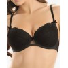 Бюстгальтер балконет пуш-ап Honey H06-14-L черный, Цвет: черный, Размеры: 75C
