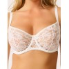 Кружевной мягкий бюстгальтер балконет Lina A 3069 молоко, Цвет: молоко, Размеры: 70E