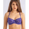 Бюстгальтер с мягкими кружевными чашками Lina A 6010 южная ночь, Цвет: южная ночь, Размеры: 70E, изображение 3