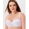 Бюстгальтер балконет анжелика Lina A 6035 белый, Цвет: белый, Размеры: 75B, изображение 5