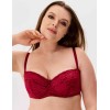 Бюстгальтер балконет анжелика Lina A 6035 румба, Цвет: румба, Размеры: 80D, изображение 3