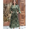 Длинный халат-кимоно Mia-Amore TEANA 4009, Цвет: оливковый, Размеры: 4XL/5XL