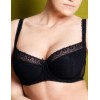 Бюстгальтер балконет Sermija 123-09-L чёрный, Цвет: чёрный, Размеры: 75E