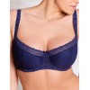 Бюстгальтер балконет Sermija 123-09-L синий сапфир, Цвет: синий сапфир, Размеры: 70E