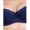 Бюстгальтер балконет Sermija 123-09-L синий сапфир, Цвет: синий сапфир, Размеры: 70E, изображение 4