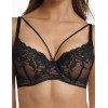 Кружевной бюстгальтер пуш-ап Esotiq INTONATION 40877 черный+бежевый, Цвет: черный+бежевый, Размеры: 80D