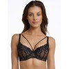 Кружевной бюстгальтер пуш-ап Esotiq INTONATION 40877 черный+бежевый, Цвет: черный+бежевый, Размеры: 80D, изображение 3