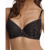 Бюстгальтер балконет пуш-ап Esotiq INNOCENT 40902 черный, Цвет: черный+серый, Размеры: 65F