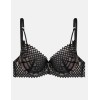 Бюстгальтер балконет пуш-ап Esotiq INNOCENT 40902 черный, Цвет: черный+серый, Размеры: 65F, изображение 8