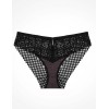 Кружевные трусики бразилиана Esotiq INNOCENT 40904 черный, Цвет: черный+серый, Размеры: S, изображение 5