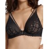 Мягкий кружевной бюстгальтер Esotiq INNOCENT 41184 черный, Цвет: черный+серый, Размеры: 70E