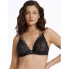 Мягкий кружевной бюстгальтер Esotiq INNOCENT 41184 черный, Цвет: черный+серый, Размеры: 70E, изображение 3