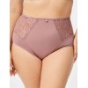 Высокие трусы слипы Elli 621 кофейно-розовый, Цвет: кофейно-розовый, Размеры: XL