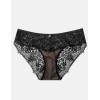 Кружевные трусики Esotiq ILUSION 41033 черный+графит, Цвет: черный+графит, Размеры: S, изображение 5