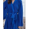 Халат короткий плиссированный Mia-Amore ROXY 7373 синий, Цвет: синий, Размеры: S/M, изображение 4