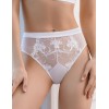 Завышенные трусики бразилиана Mioocchi EVELIN 8222 bianco, Цвет: bianco (белый), Размеры: M