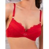 Формованный бюстгальтер балконет Mioocchi MATILDA 8101 rosso, Цвет: rosso (красный), Размеры: 90B