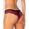 Кружевные трусики Obsessive ROSENTY PANTIES, Цвет: черный, Размеры: XS/S, изображение 2