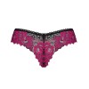 Кружевные трусики Obsessive ROSENTY PANTIES, Цвет: черный, Размеры: XS/S, изображение 5