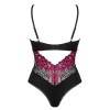Соблазнительное боди Obsessive ROSENTY TEDDY, Цвет: черный, Размеры: XS/S, изображение 4