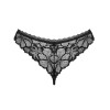 Кружевные трусики Obsessive SERAFIA PANTIES, Цвет: черный, Размеры: XS/S, изображение 4