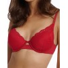 Бюстгальтер пуш-ап из атласа и кружева Esotiq ISABELLE 41021 красный, Цвет: красный, Размеры: 65G