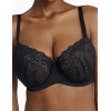 Атласный бюстгальтер с кружевом Esotiq ISABELLE 41022 черный, Цвет: черный+графит, Размеры: 70J