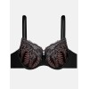 Атласный бюстгальтер с кружевом Esotiq ISABELLE 41022 черный, Цвет: черный+графит, Размеры: 70J, изображение 10