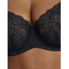 Атласный бюстгальтер с кружевом Esotiq ISABELLE 41022 черный, Цвет: черный+графит, Размеры: 70J, изображение 5